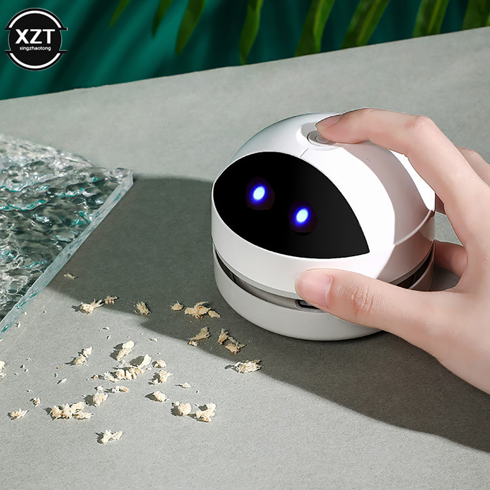 Mini Desktop Vacuum Cleaner For Eraser Dust - ミニデスクトップ掃除機ハンドヘルドワイヤレスクリーナーポータブルデスクトップスイーパーオフィスホームクリーニングツール鉛筆消しゴムの破片