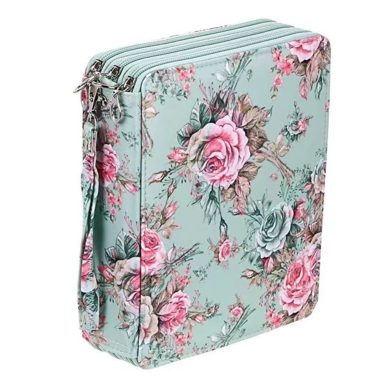 Aesthetic Large Pencil Case Pouch - 120 スロット学校鉛筆ケース用品かわいいペンボックスポーチ文具鉛筆ケースオーガナイザー美的大容量カラーバッグ
