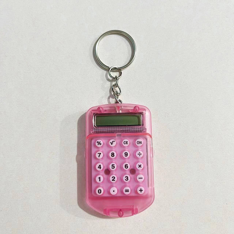 Scientific Calculator For Secondary School - ミニ透明フリップカバー電卓小学生の試験キーホルダーに便利なポータブル電卓