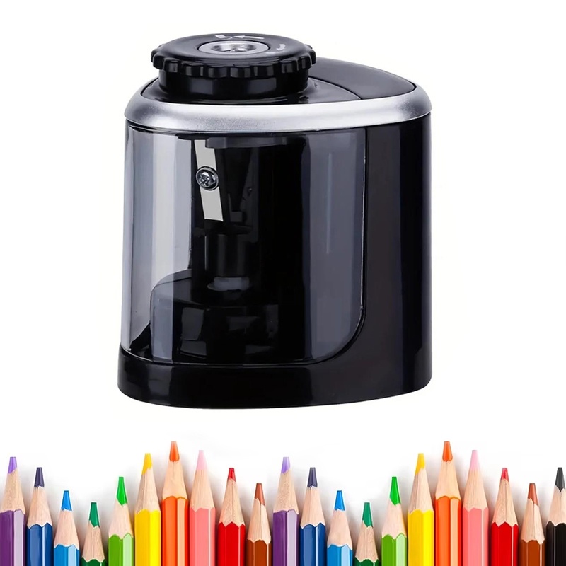 Electric Pencil Sharpener Usb - デスクトップ電動鉛筆削り自動 6-8 ミリメートル鉛筆カッターポータブル文具ツール学生子供学校オフィスツール
