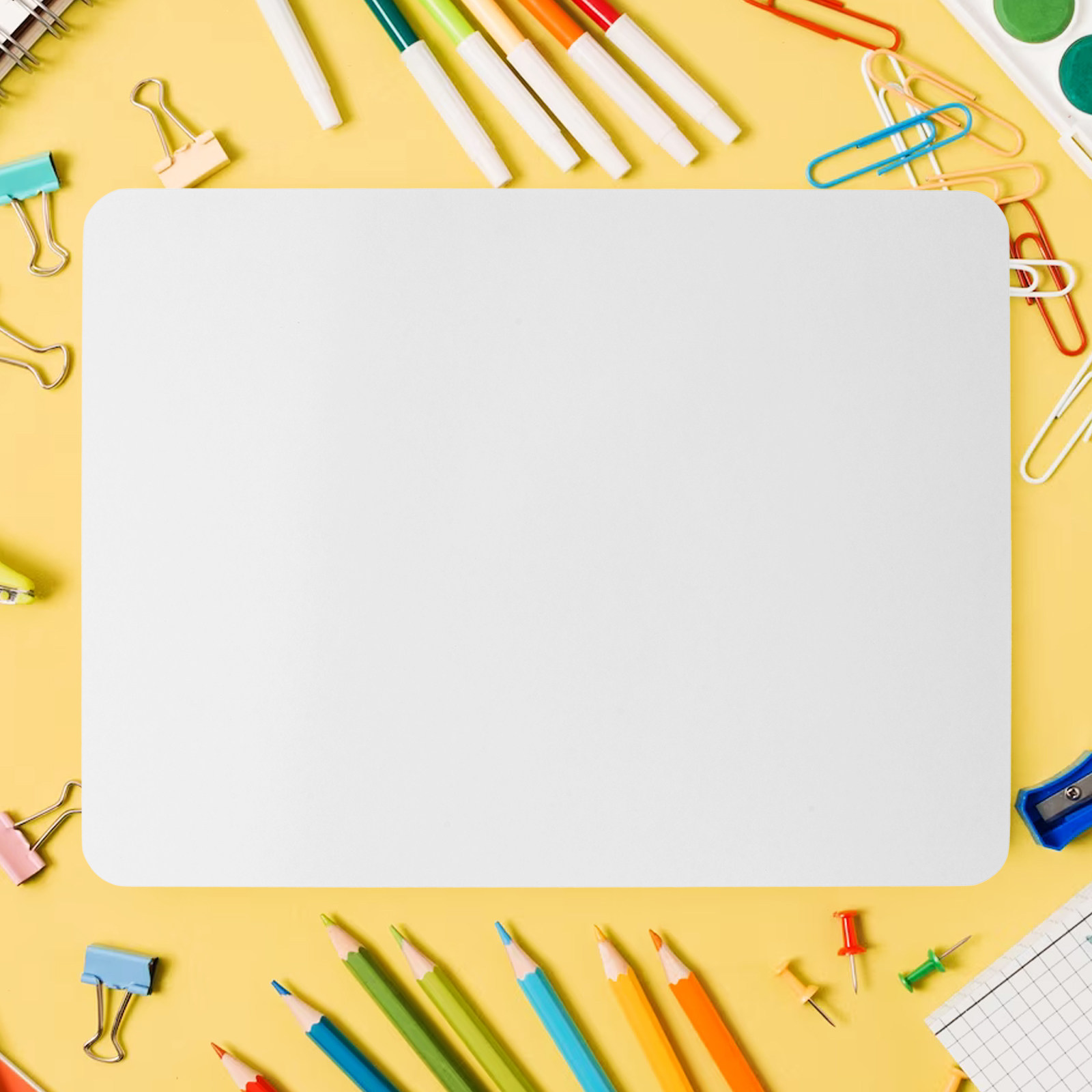 Writing Tools - ミニ書き込みボード 再利用可能なホワイトボード オフィス、教室、学生用学習ツール ポータブル小型ホワイトボード