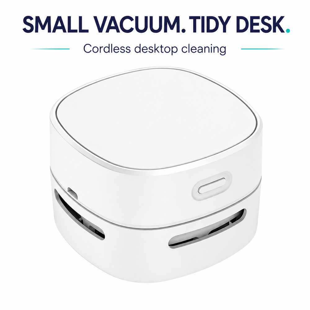 ミニデスクトップ掃除機、コードレスハンドヘルドデスクダストス - Mini Desktop Vacuum Cleaner For Eraser Dust のレビューと価格