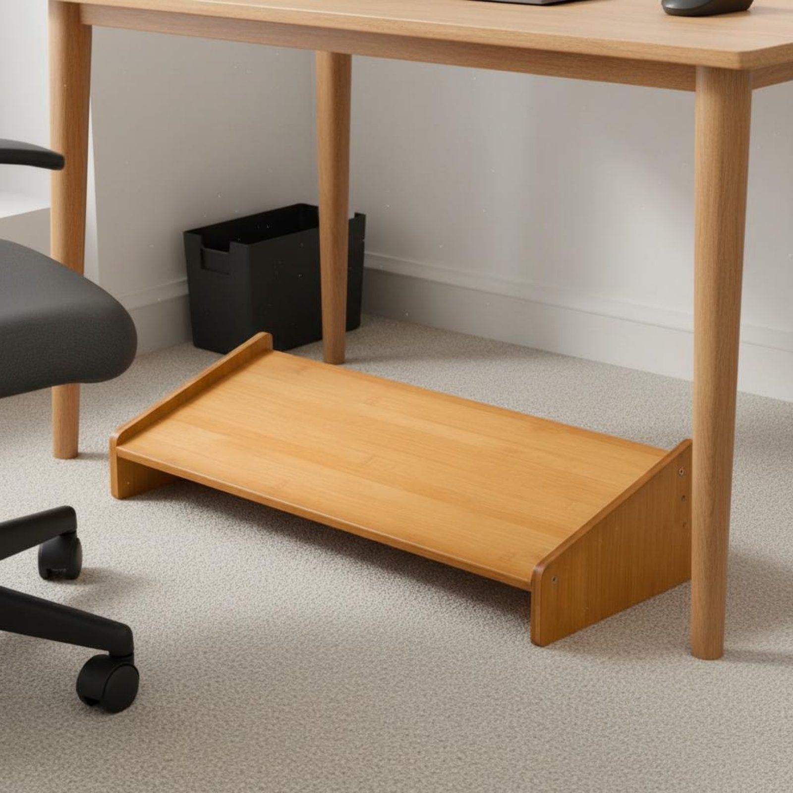 デスク下フットレスト 幅広表面 オフィス用フットスツール 角 - Office Furniture のレビューと価格