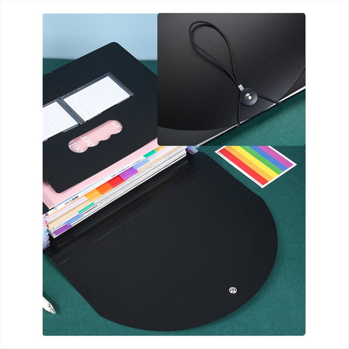 AT16 13ポケット拡張ファイルフォルダー A4拡張可能な - Expandable Accordion File Folder 13 Pockets のレビューと価格