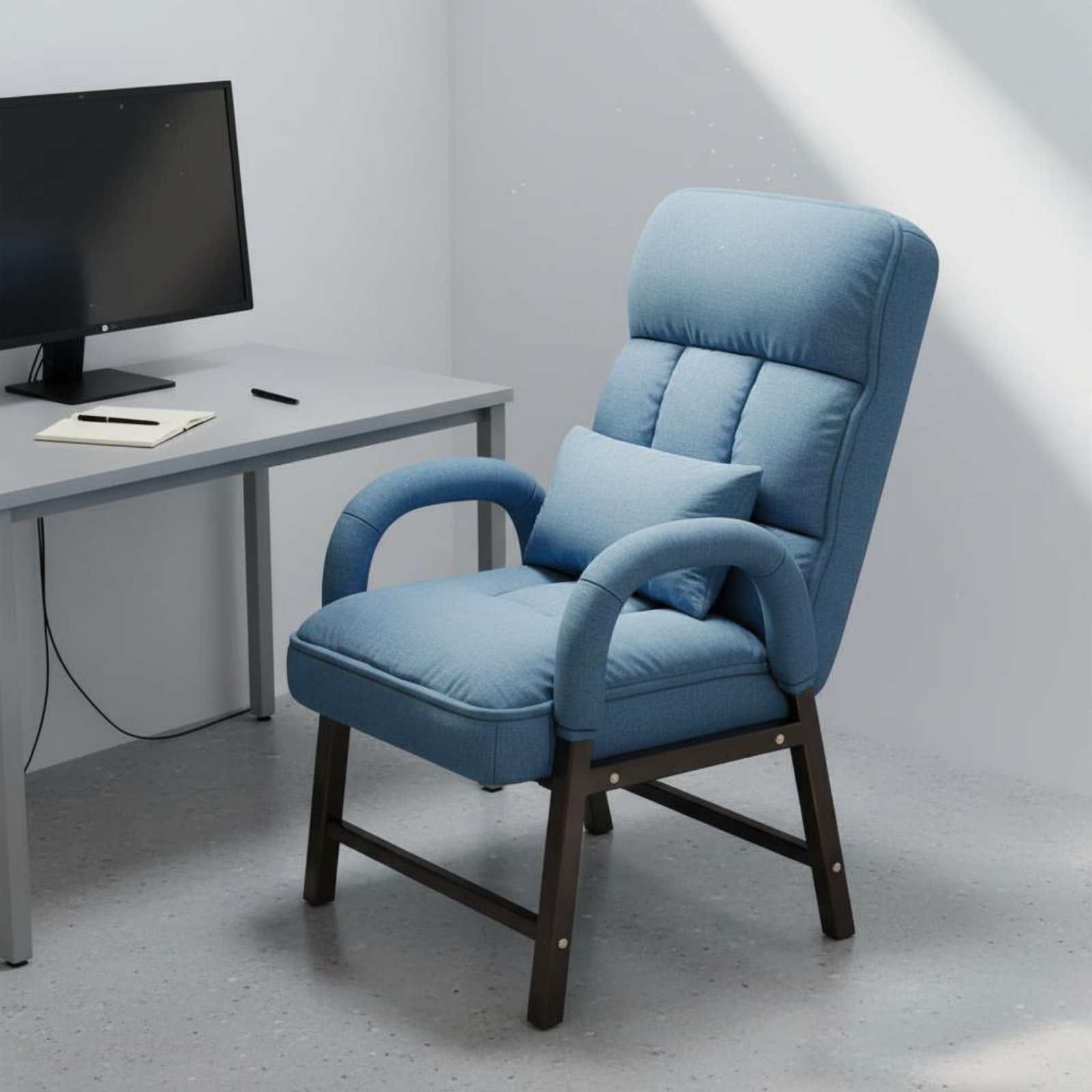 ハイバックレイジーソファチェア、調節可能な背もたれ、テキスタ - Office Furniture のレビューと価格