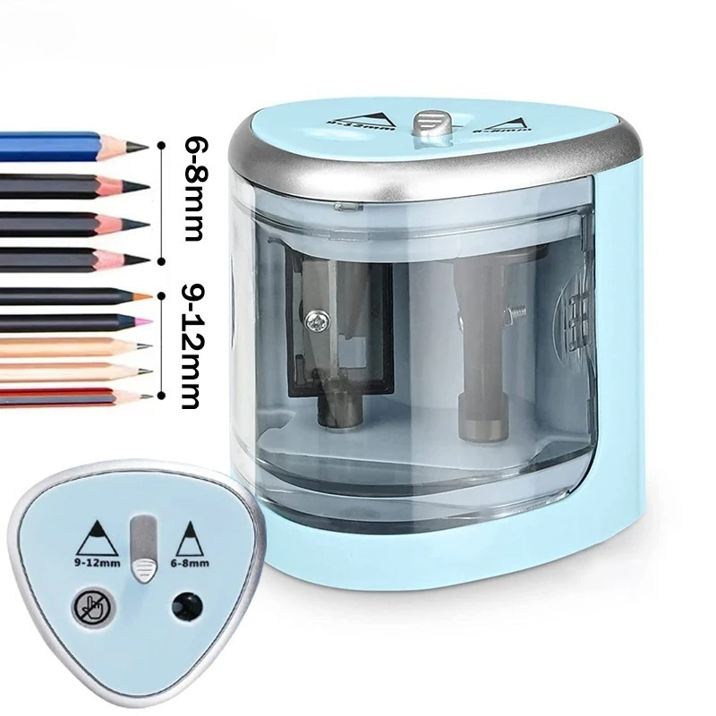 アップグレードされた2穴電動鉛筆削り器 – 自動ヘビーデュー - Electric Pencil Sharpener Usb のレビューと価格