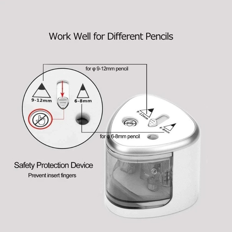 アップグレードされた2穴電動鉛筆削り器 – 自動ヘビーデュー - Electric Pencil Sharpener Usb のレビューと価格