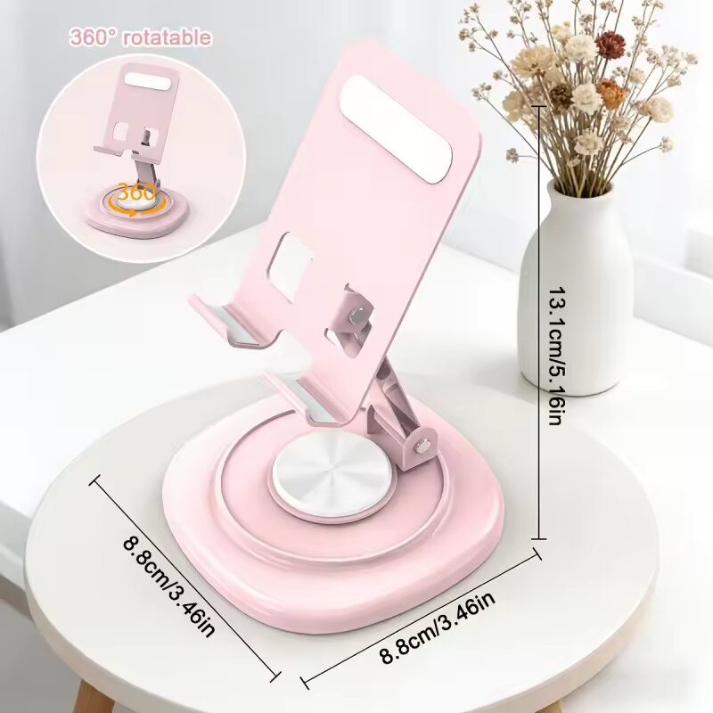 360度回転可能折りたたみ式デスクトップ電話スタンドポータブ - Desk Accessories のレビューと価格