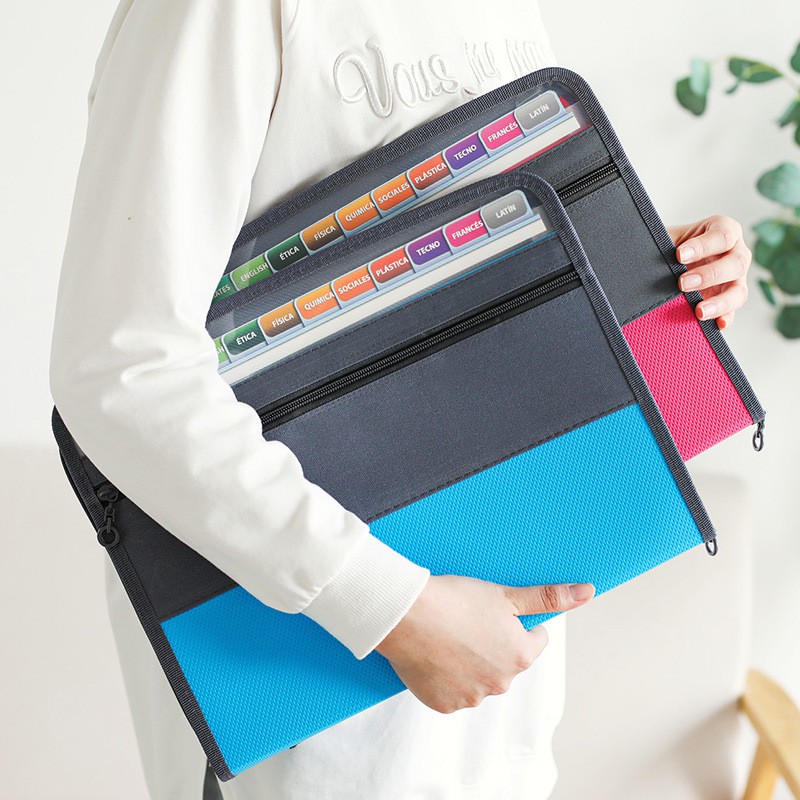 安全なジッパー付きアコーディオンファイルオーガナイザー、13 - Expandable Accordion File Folder 13 Pockets のレビューと価格