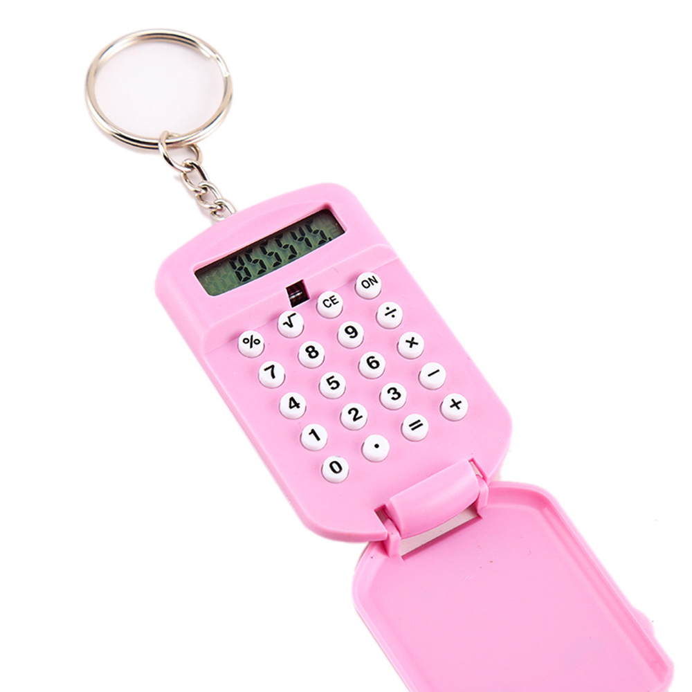 ミニ電卓かわいい漫画キーホルダー付き 8 桁表示ポータブルポ - Scientific Calculator For Secondary School のレビューと価格