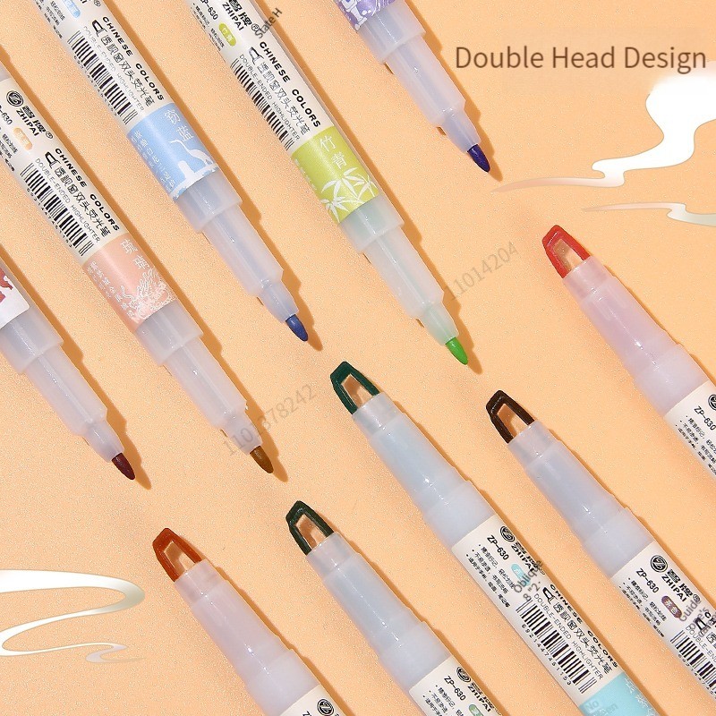 カワイイカラーペン,5ピース/セットダブルチップペン,マンガ - Pastel Highlighter Set Double Ended のレビューと価格