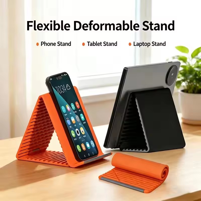 怠惰な携帯電話スタンドシリコンデスクトップタブレットラップト - Desk Accessories のレビューと価格