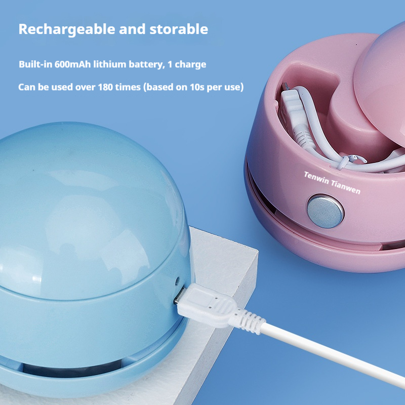Tenwinミニハンドヘルドデスクトップ掃除機、消しゴムのく - Mini Desktop Vacuum Cleaner For Eraser Dust のレビューと価格
