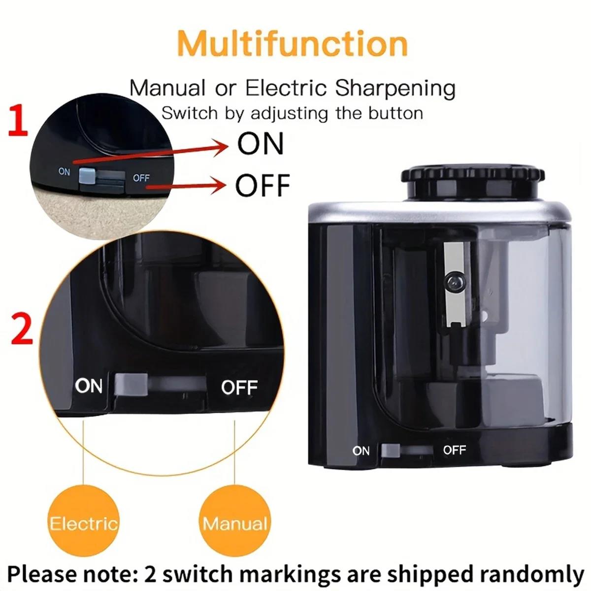 自動鉛筆削りデスクトップ電動鉛筆削り 6-8 ミリメートル静 - Electric Pencil Sharpener Usb のレビューと価格