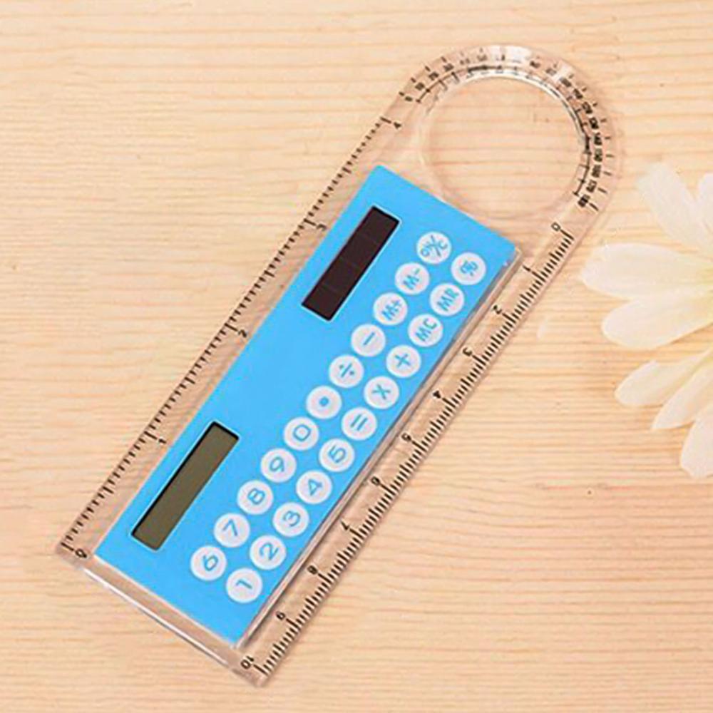 定規計算機13cm x 4.4cm,6色,ミニ太陽電池透明定 - Scientific Calculator For Secondary School のレビューと価格