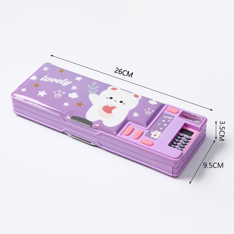 小学生用のプラスチック製ステーショナリーボックス、両面オープ - Scientific Calculator For Secondary School のレビューと価格