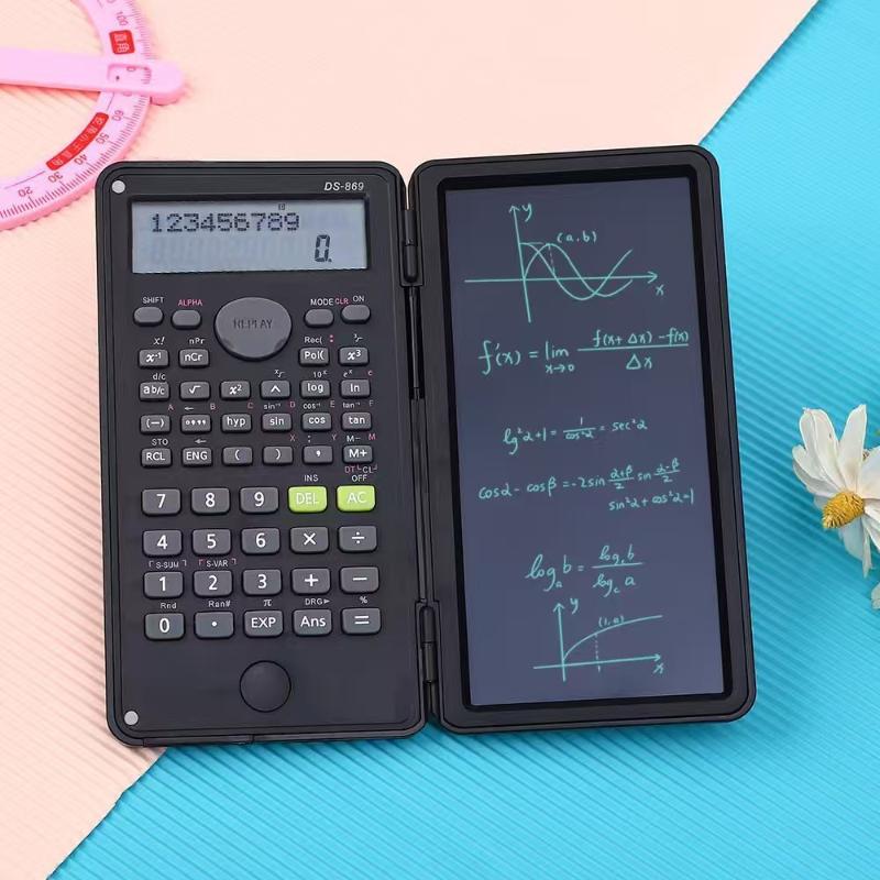 携帯型2-in-1科学計算機、折りたたみ式LCDライティング - Scientific Calculator For Secondary School のレビューと価格