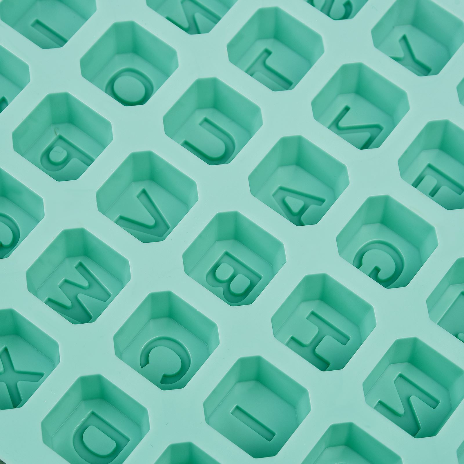 48 文字英語アルファベット文字シリコーン型石鹸型ケーキカッ - Writing Tools のレビューと価格