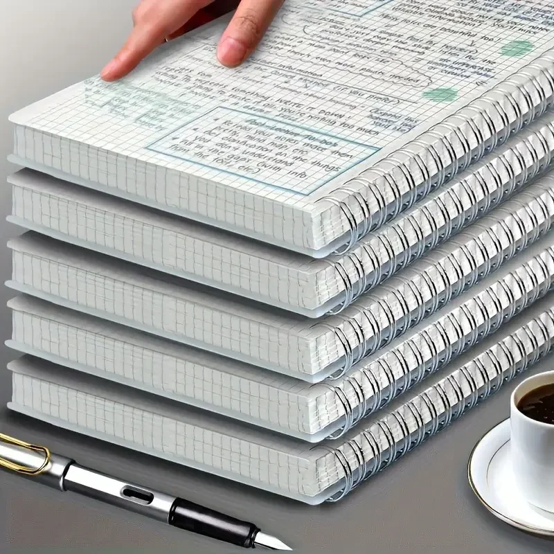 A5 グリッドノートパッド スパイラル綴じスケッチブック ド - Spiral Bound Grid Notebook A5 のレビューと価格