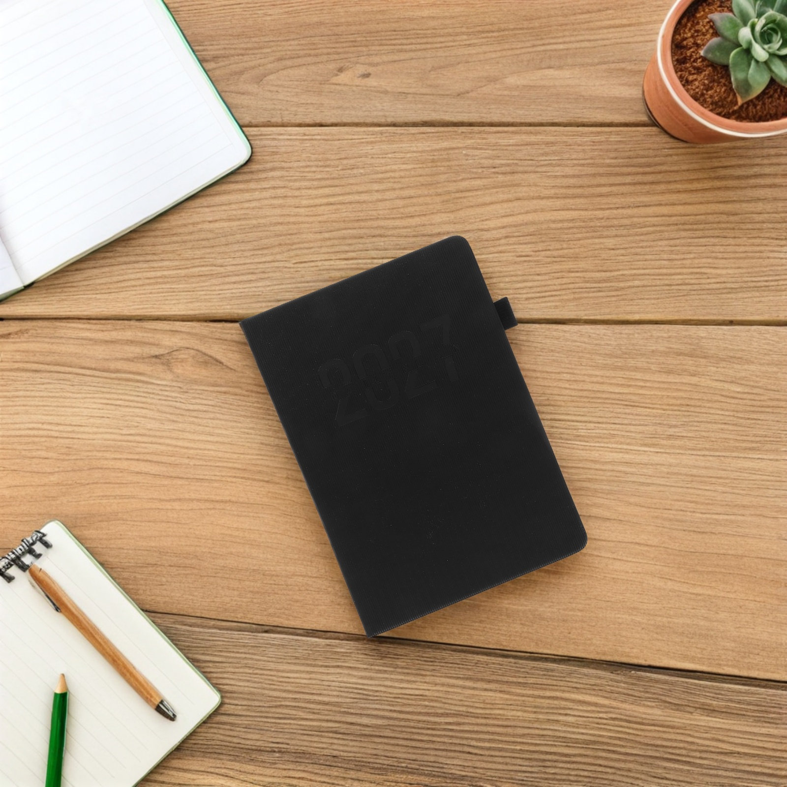 120ページA5ウィークリープランナーノートブック、月間カレ - Spiral Bound Grid Notebook A5 のレビューと価格