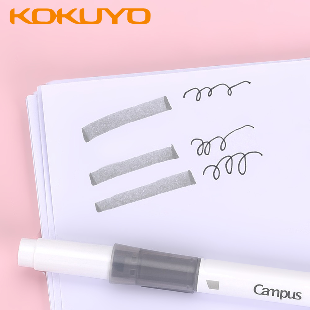 6 色/セット新日本コクヨ両頭蛍光ペンソフトカラー水性マーカ - Pastel Highlighter Set Double Ended のレビューと価格