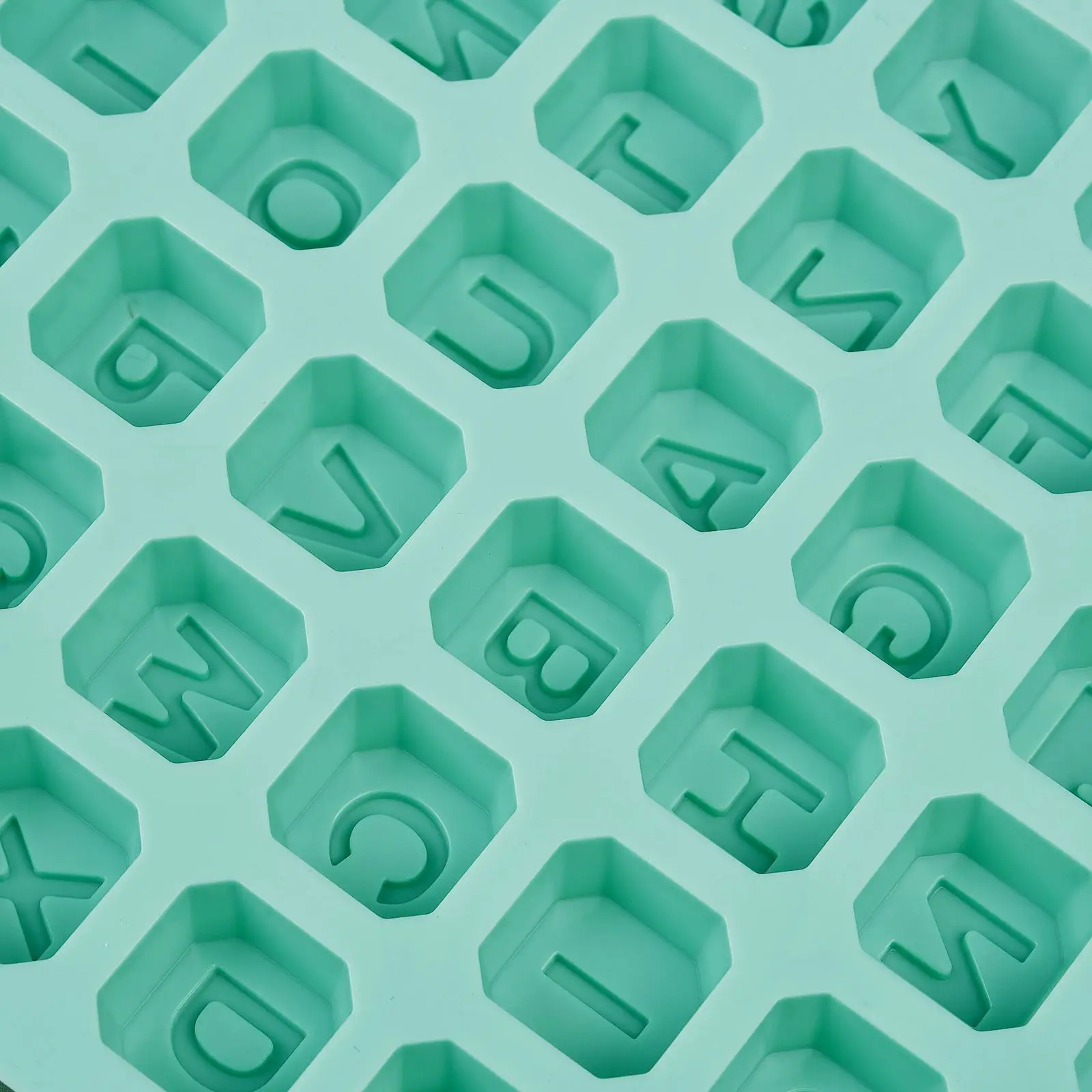 48 文字英語アルファベット文字シリコーン型石鹸型ケーキカッ - Writing Tools のレビューと価格