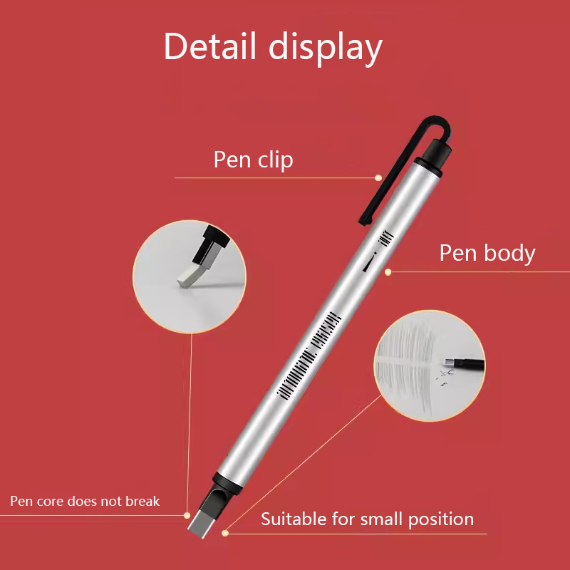 格納式クリック機械式消しゴムペンスタイルプッシュゴム高精度文 - Retractable Eraser Pen Click のレビューと価格