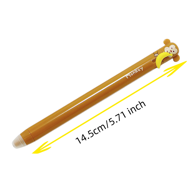 斬新な動物型消せるクリックペン - かわいい格納式ゲルペン、 - Retractable Eraser Pen Click のレビューと価格
