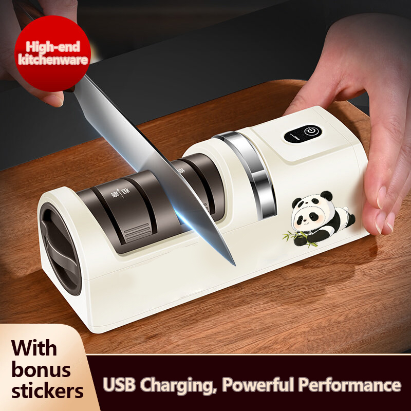 3段階速度調整可能な電動ナイフシャープナー、USB充電式、ワ - Electric Pencil Sharpener Usb のレビューと価格