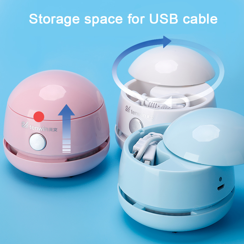 ホームオフィス用tenwinミニデスクトップ掃除機斬新なデザ - Mini Desktop Vacuum Cleaner For Eraser Dust のレビューと価格