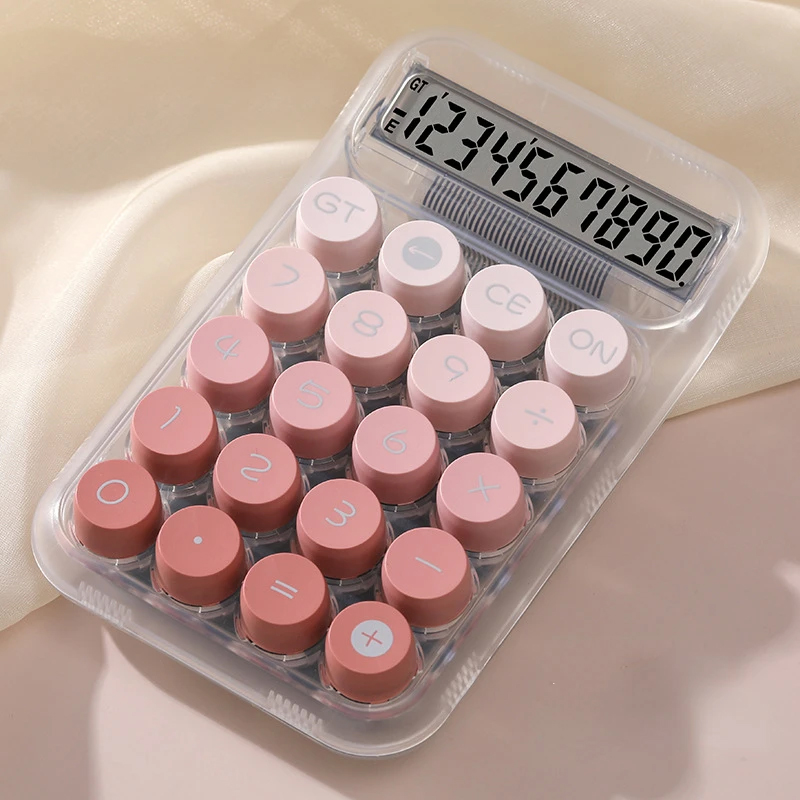 円形機械電卓 大型ディスプレイ メカニカルドットキーボード  - Scientific Calculator For Secondary School のレビューと価格