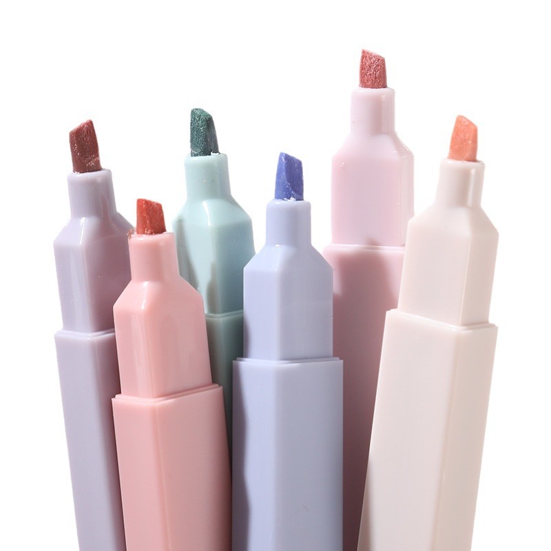 カワイイキャンディーカラー蛍光ペンセット、マーカー、ペンエン - Pastel Highlighter Set Double Ended のレビューと価格