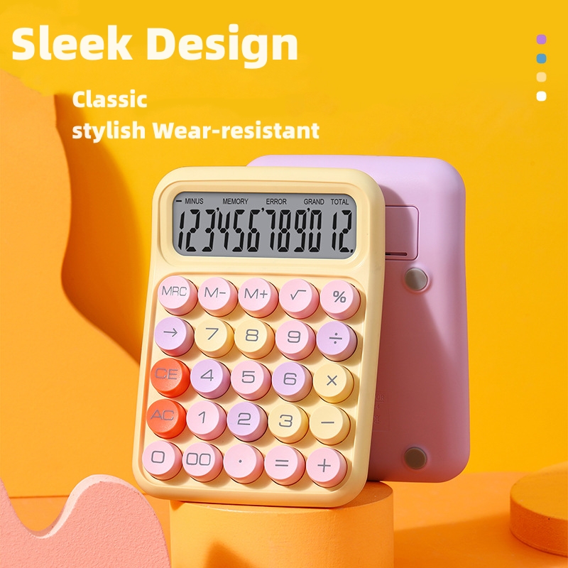 キーボード電卓オフィス 12 桁メカニカルボタン電卓かわいい - Scientific Calculator For Secondary School のレビューと価格