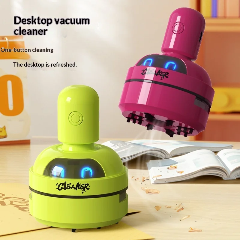 ミニハンドヘルドポータブルUSBデスクトップ掃除機、軽いホコ - Mini Desktop Vacuum Cleaner For Eraser Dust のレビューと価格